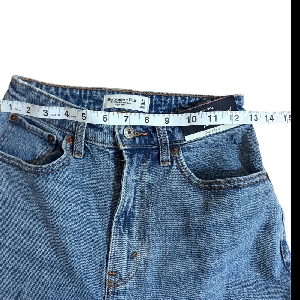 Abercrombie & Fitch Blue Flare Jeans - Picture 5 of 9
